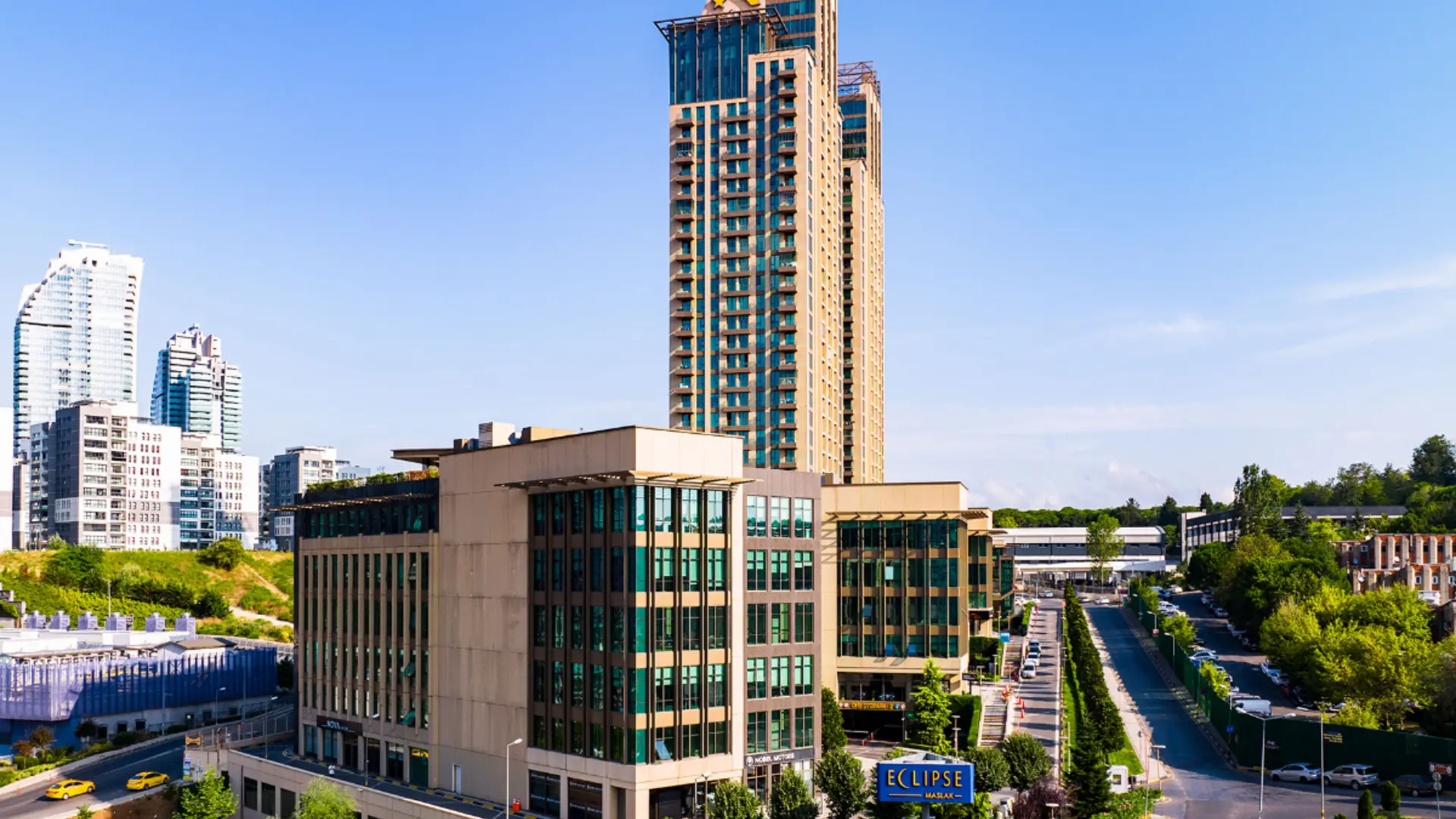 Eclipse Maslak Business kiralık ofis binası dış görünüm – Workland