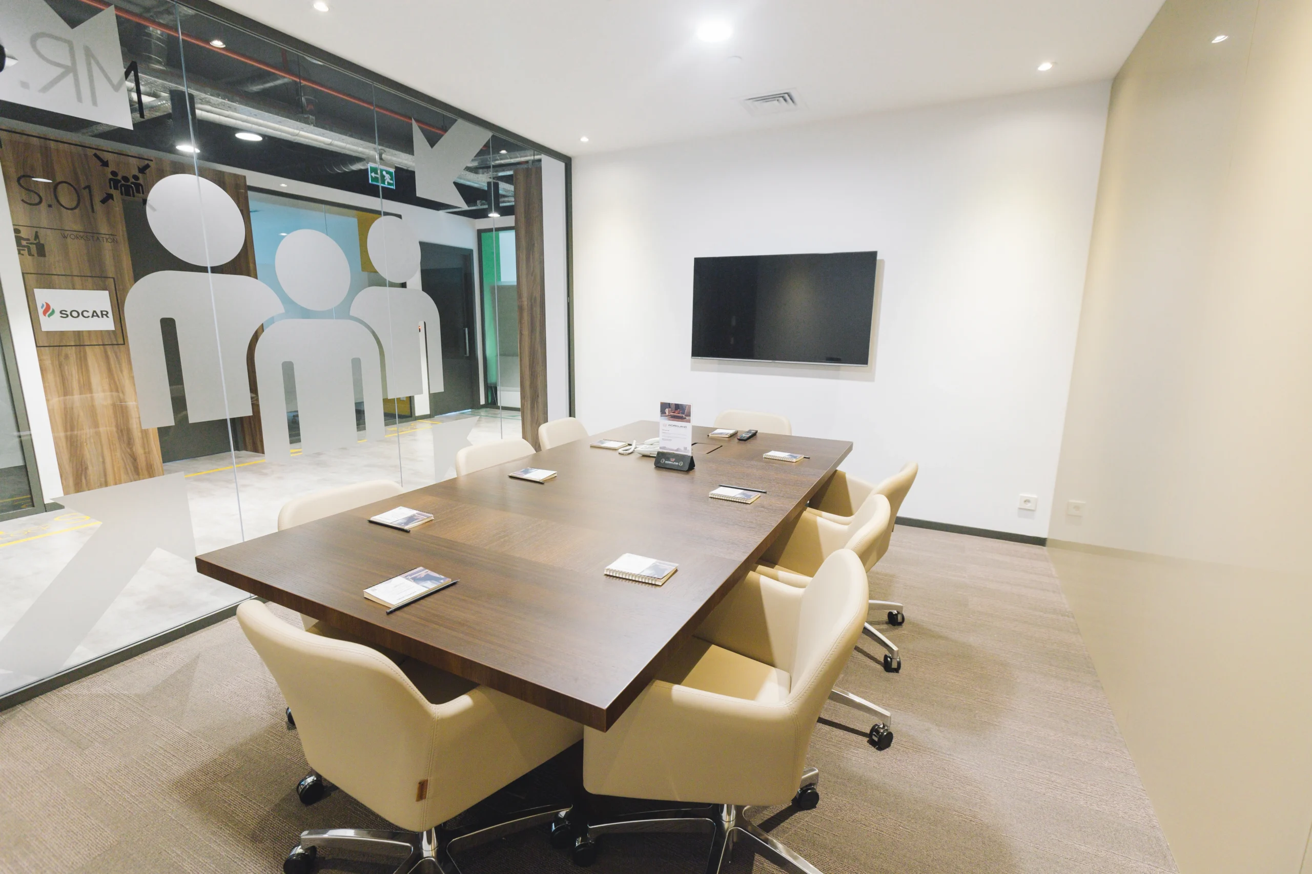 Eclipse Maslak’ta 8 kişilik modern toplantı salonu – Workland